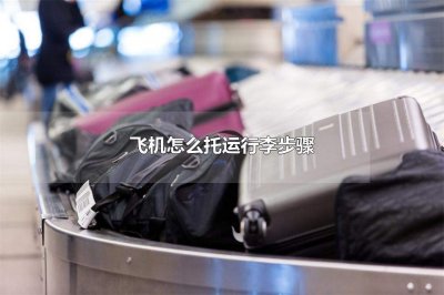 飞机怎么托运行李步骤飞机托运行李在哪里取