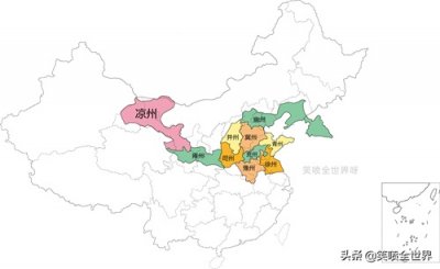 三国时期行政区划地图,当时你是哪“州”人?