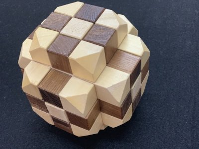 鲁班锁(一)三十三柱锁的拆解