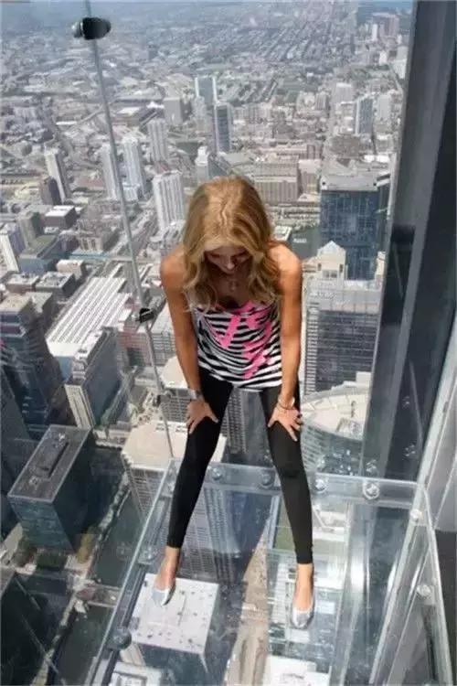 空中玻璃走廊美国,芝加哥观光层美国