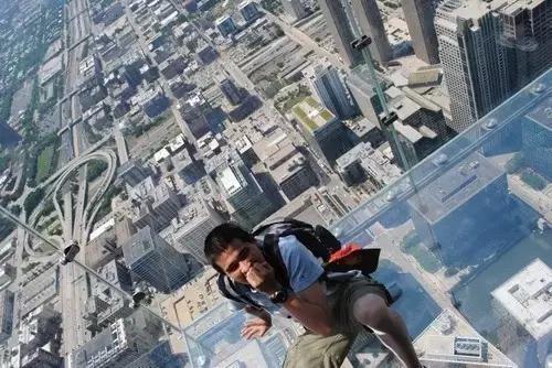 空中玻璃走廊美国,芝加哥观光层美国