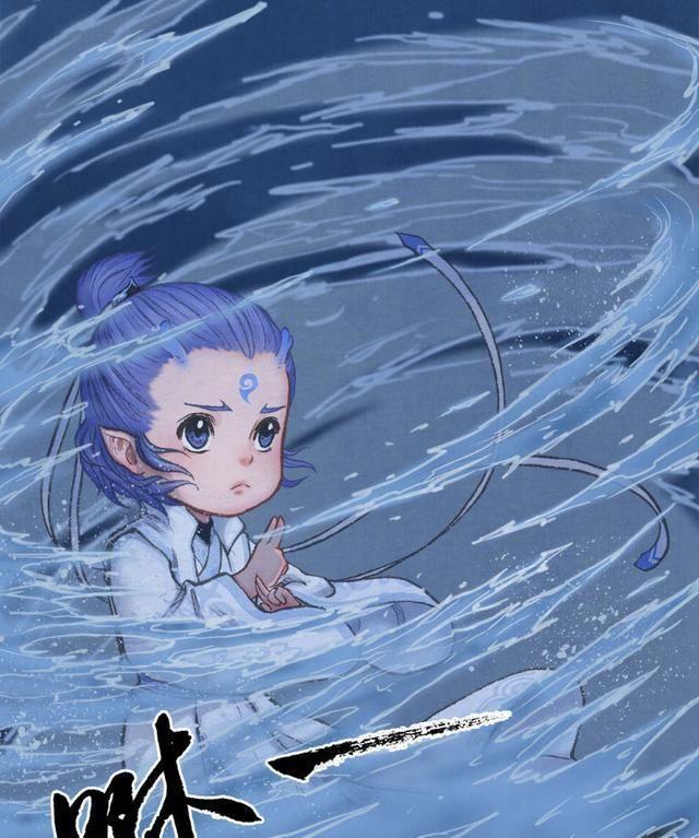 敖丙给龙族成员洗澡，变回龙身放生小鱼，敖光：我儿子太善良了