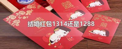 ​结婚红包1314还是1288