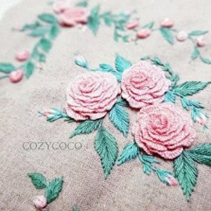 ​几种刺绣方法，绣出的花朵很漂亮