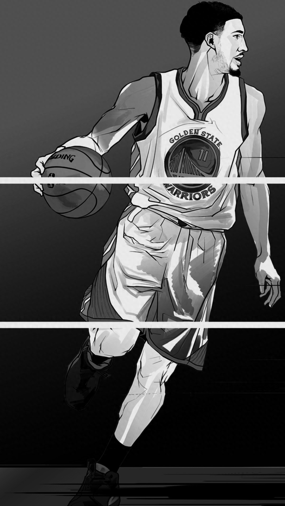 这样的汤神有人爱吗？分享克莱汤普森高清手机壁纸、桌面壁纸海报