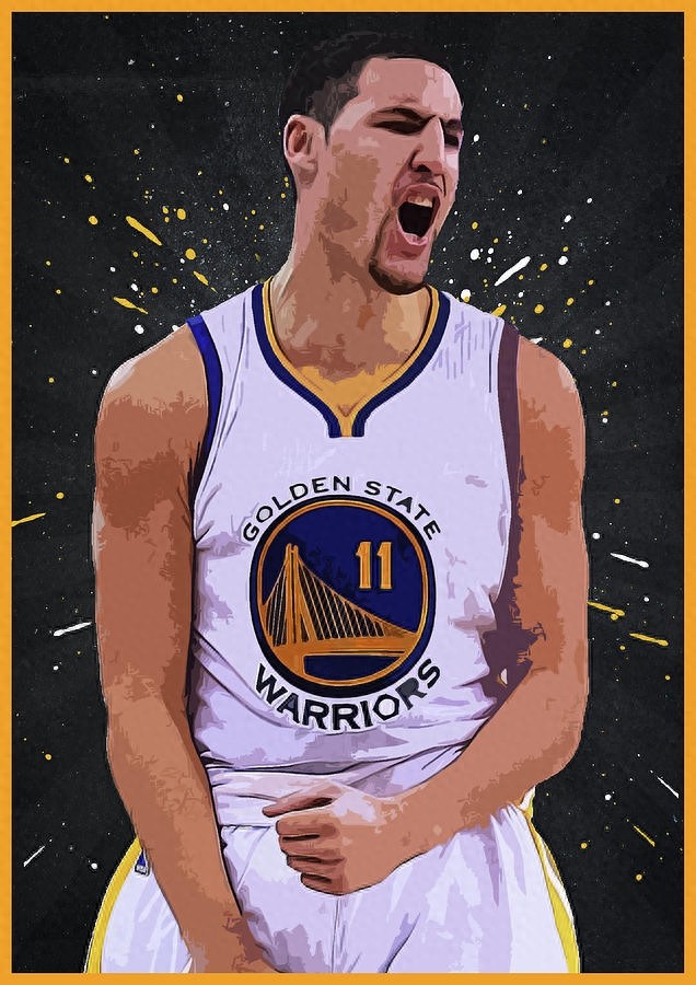 这样的汤神有人爱吗？分享克莱汤普森高清手机壁纸、桌面壁纸海报