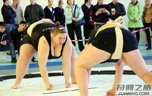 日本女子相扑穿着（日本的女相扑选手照片）(11)_